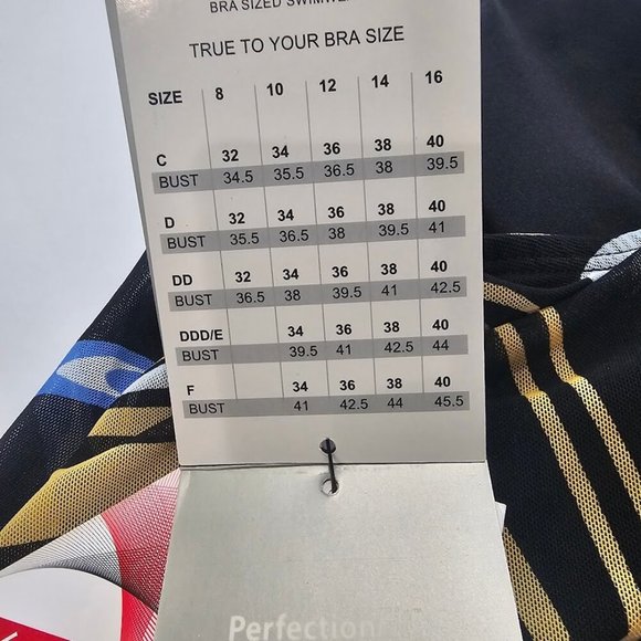 Coco Reef Retro Swirl Current Mesh Layer Tankini Swim Top - Picture 10 of 11